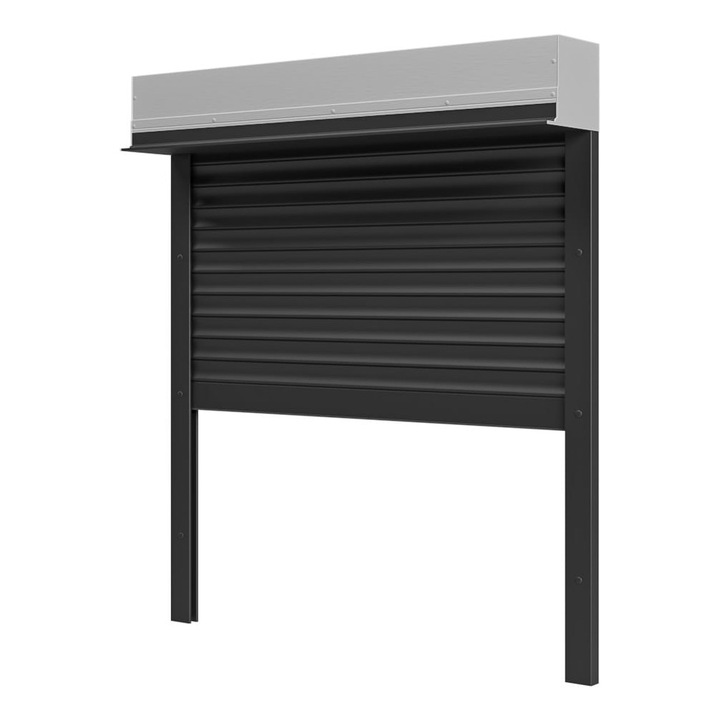 Roleta exterioara Solume 100x120cm negru adaptiva termoizolanta