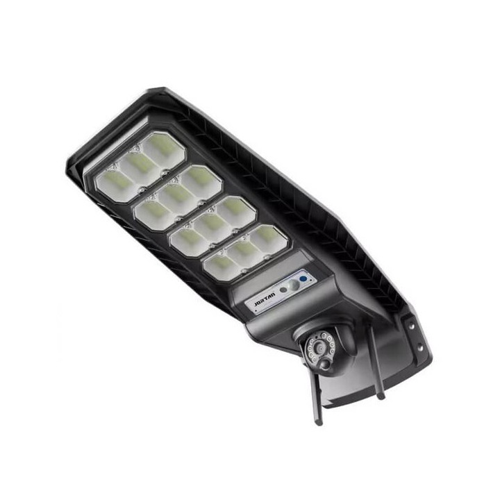 Camera de Supraveghere 2 in 1 4G, UltraHD, 3 MP, Jortan cu Lampa Solara 400W, Vedere Color Noaptea, Senzor de miscare, Senzor de lumina, Control din Telefon si Telecomanda