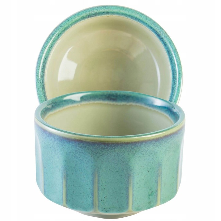Kerámia csésze Green Touch Kozan türkiz lila 10.5cm matcha teához