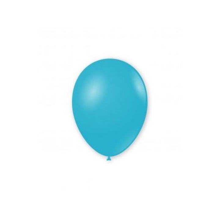Latex Super Power léggömbök/ballon, 26 cm, kék, 100 db