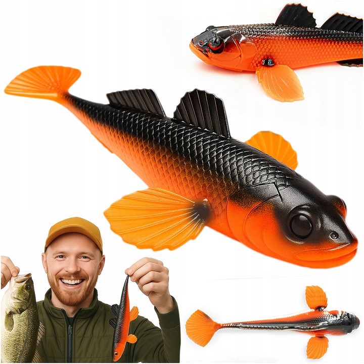 Naluca Libra Lures Gobio 18.5cm 40g élénk narancssárga
