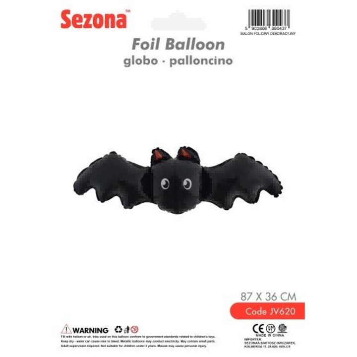Balon foliowy Sezona Halloween multicolor 87x36cm