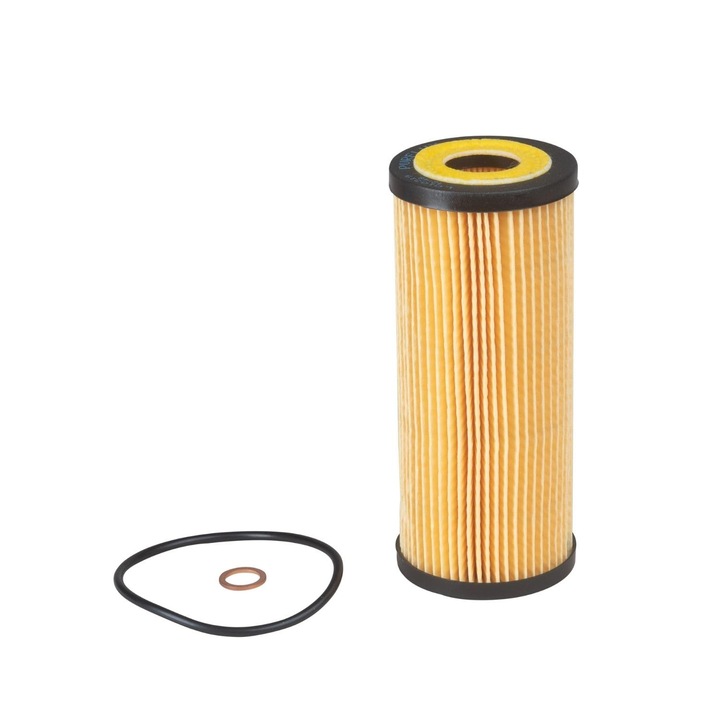 Purflux L347 olajszűrő, szűrőbetét, magasság 154 mm, belső átmérő 31 mm, külső átmérő 64 mm, sárga/fekete, 1 db