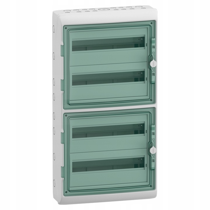 Schneider Electric Mureva NT 72M (4 x 18M) elektromos elosztószekrény/elosztótábla, IP65, IK09, névleges áram 160 A, szürke, 842 x 448 x 160 mm