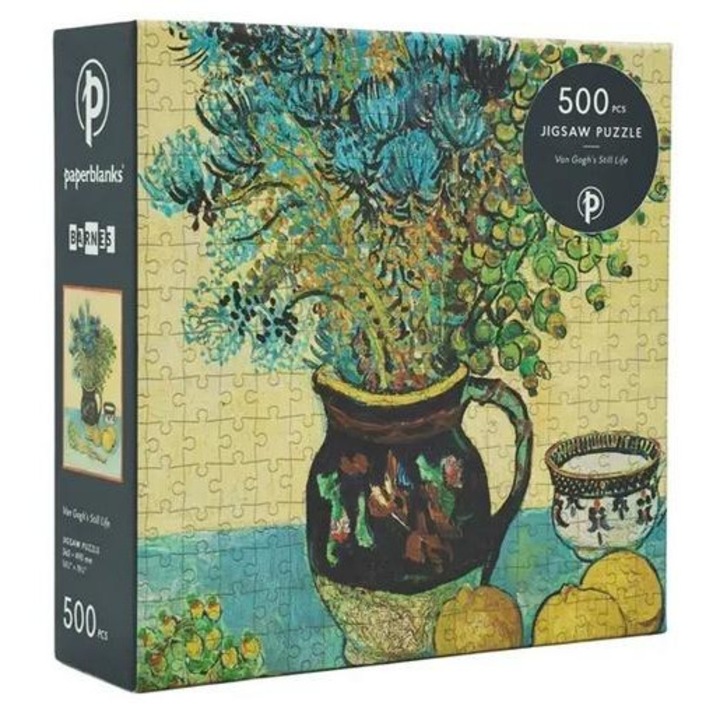 Paperblanks Van Gogh Csendélet puzzle, Van Gogh reprodukció, mérete 49 x 36 cm, többszínű, 500 darab