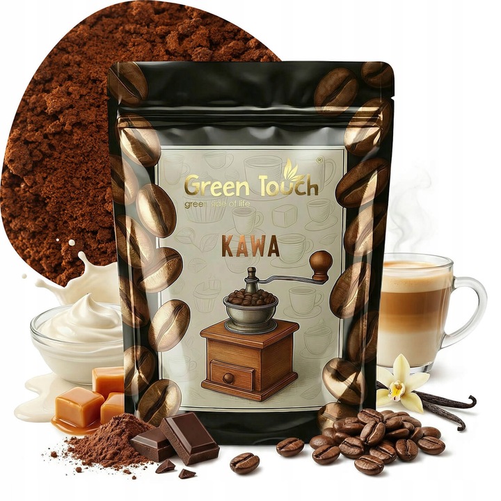 Cafea macinata Green Touch Irish Cream 200g aromata
