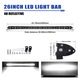 Bara LED 26inch 6000K 6000 lumen vízálló