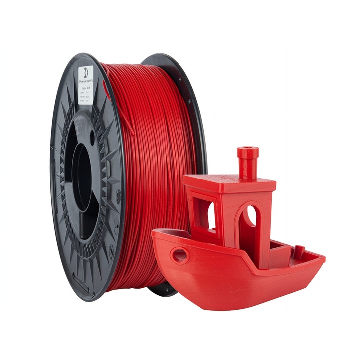 Filament 3DPower Hyper Speed PET-G optimalizálva nagy sebességű nyomtatáshoz akár 750 mm/s-ig, UV- és vegyszerálló, piros, 1.75mm, 1kg