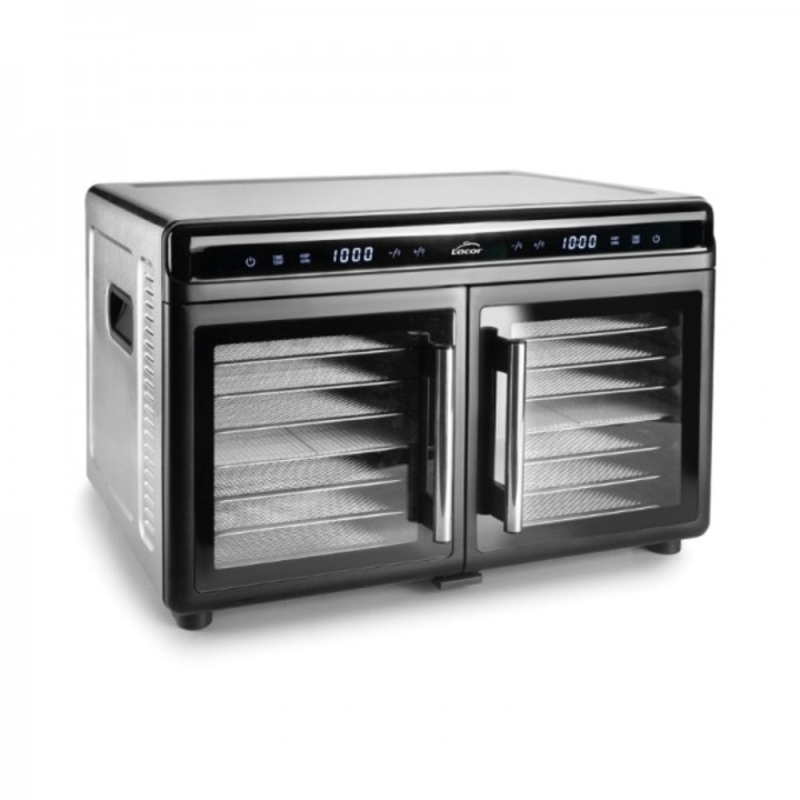 Deshidrator profesional cu 2 zone de lucru pentru alimente, Bisecco, 16 tavi