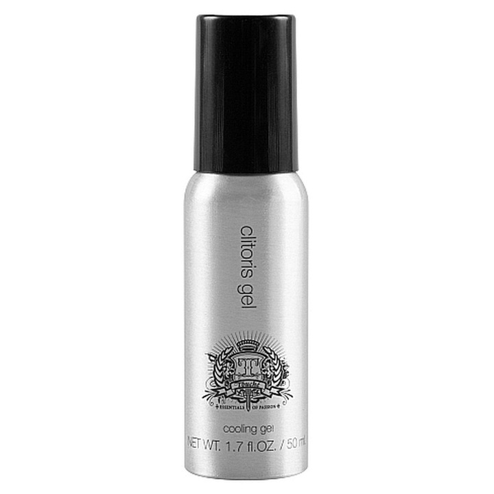 Touche Clitoris Gel stimuláló gél, ehető, latex-kompatibilis, hideg, majd meleg hatású, ezüst, 50 ml