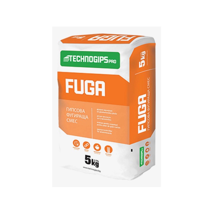 Technogips gipszkarton hézagkitöltő glett 5 kg, por