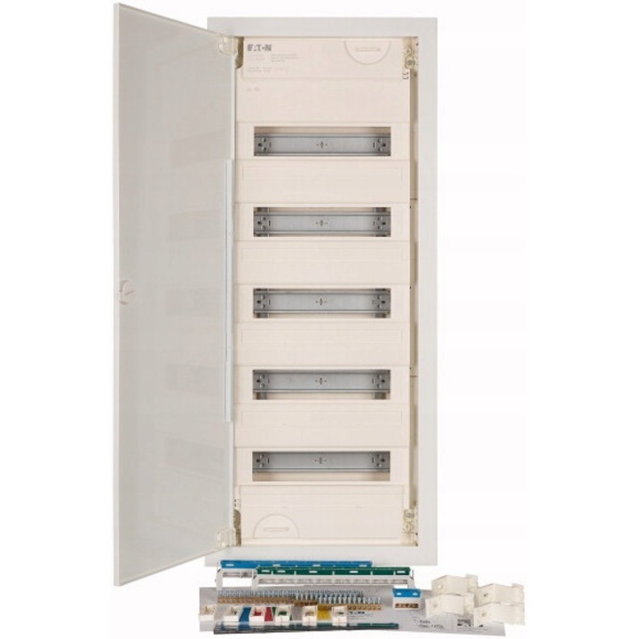 Eaton KLV-60UPS-F elektromos elosztószekrény, fehér, 5x5 modul, IP65, 84x36x10cm