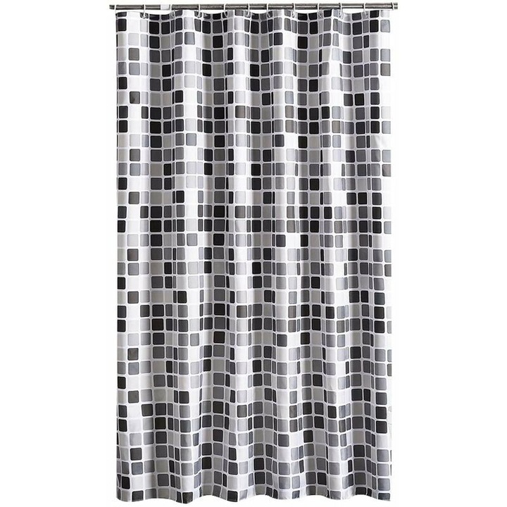 Zuhanyfüggöny 200x240 cm (szxm), penészgátló, antibakteriális, víztaszító, puha poliészter szövet béléssel. Gyönyörű mintás fürdőszobai függöny fürdőszobába és WC-be