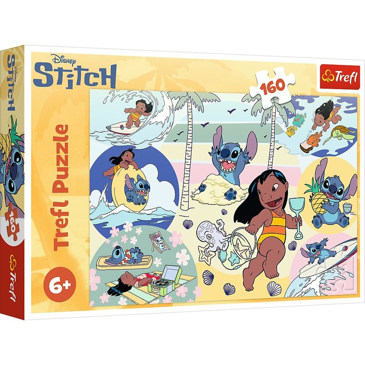 Пъзел Trefl - Disney Stitch, Правилата на Стич, 160 части