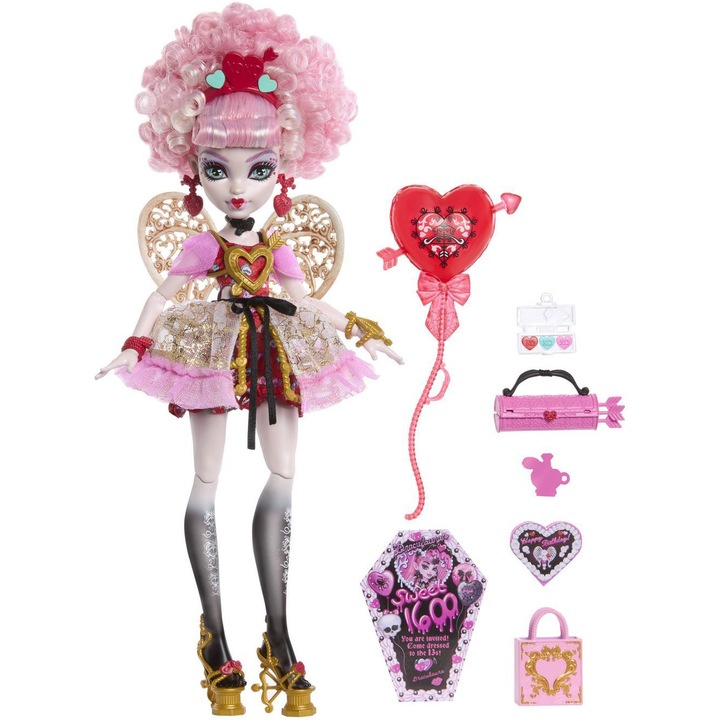 Кукла Monster High, Scary Sweet Birthday, Cupid Asteria, Аксесоари