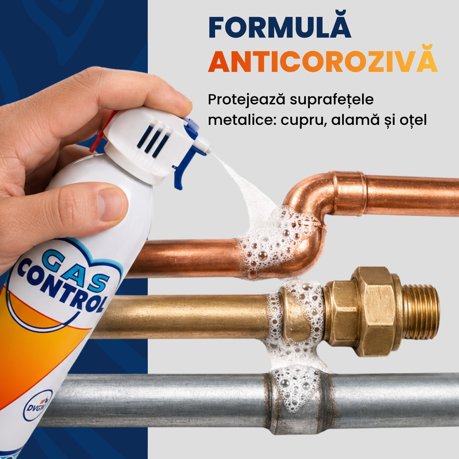 Spraying Gazes Spray detector scapari de gaze Oxyturbo GAS CONTROL, 400 ml, pentru ...