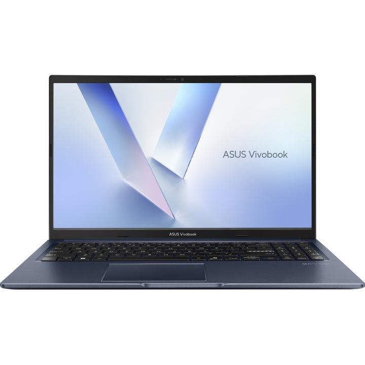 Лаптоп ASUS Vivobook 15.6", AMD Ryzen 5 150, 16GB RAM, SSD 512GB, цвят Quiet Blue