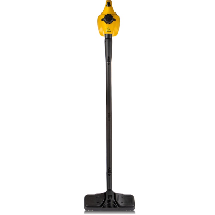 Aparat Multifunctional de Curatat cu Aburi si aspirator ATT, Putere 1050 W, Capacitate Rezervor 380 ml, Presiune 3- 4, 5 Bar, Negru-Galben