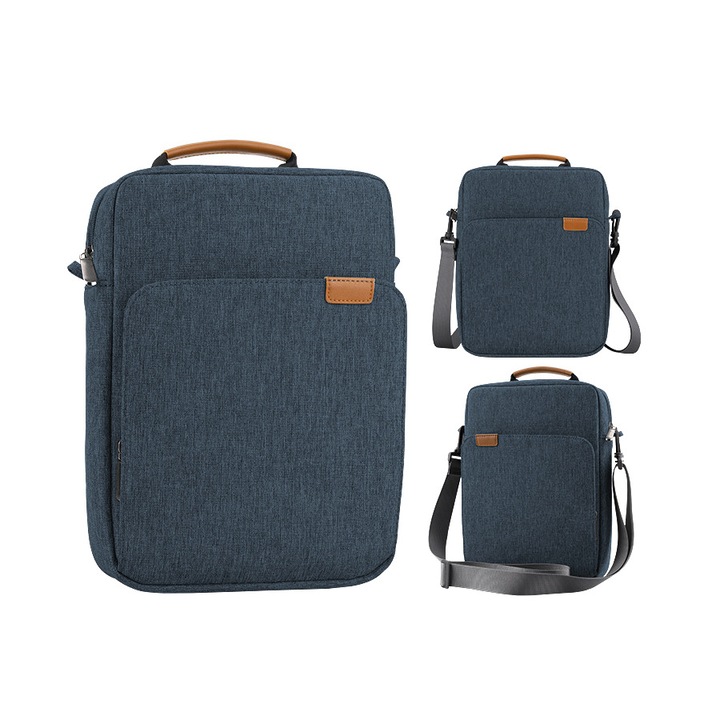 Чанта за таблет през рамо/crossbody 13.3 инча тъмносиня
