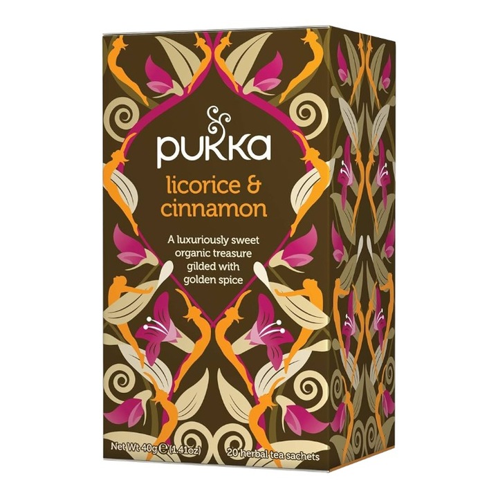 Ceai Pukka Tsai Lemn-dulce si Scortisoara