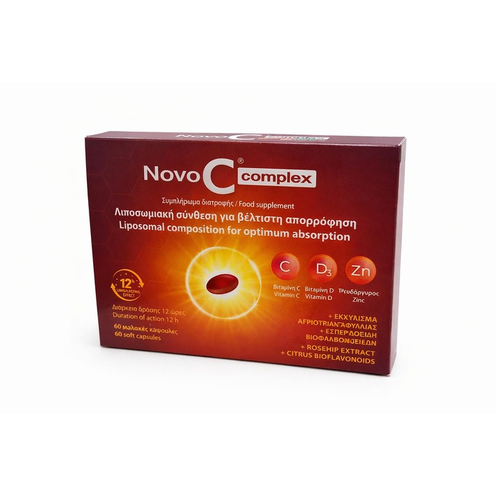 Supliment alimentar Novo C Complex liposomi, 60 capsule