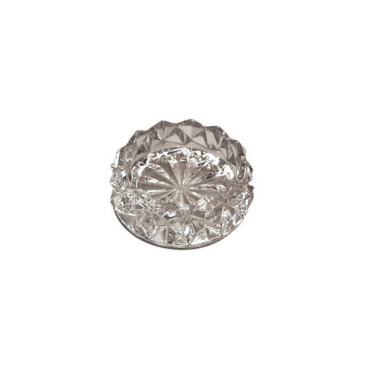 Üveg hamutartó mintával, 11,5 cm, Clini 5X-0107