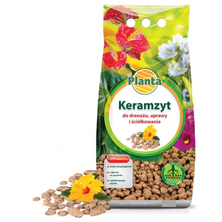 Granulat drenaj Planta 5l natural 8-25mm