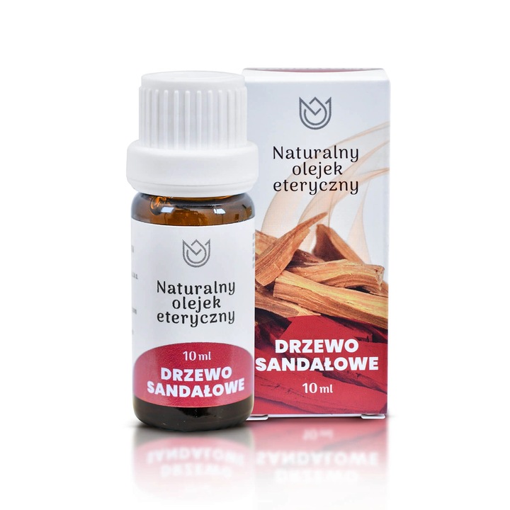 Illóolaj, Szantálfa, 10ml, 100% Természetes, Diffúzorhoz, Masszázshoz és fürdőhöz, Édes-fás illat, Spirituális egyensúly