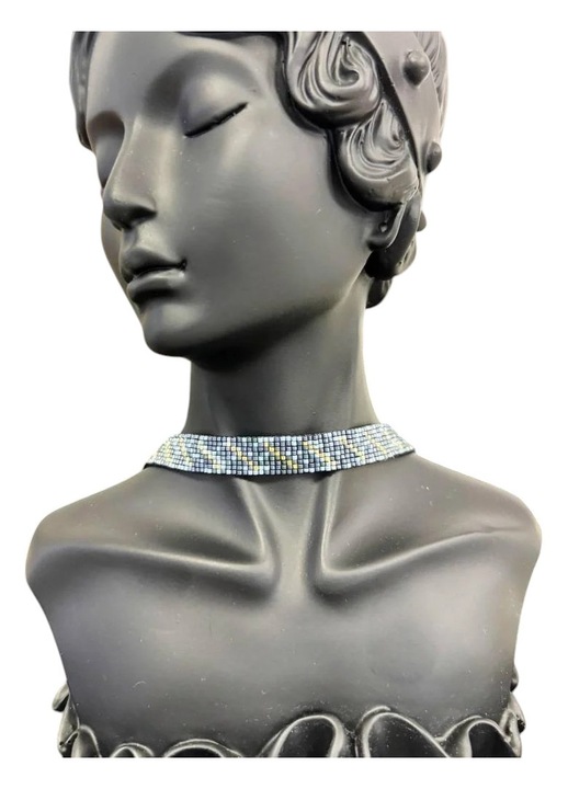 Elegáns, kézzel készített, miyuki gyöngyökből készült nyaklánc, Ansel