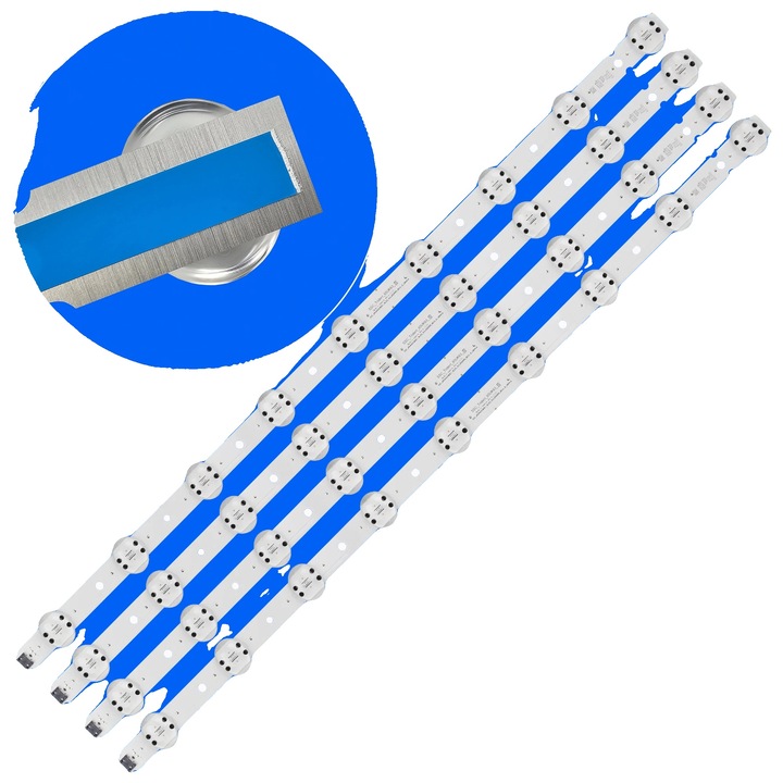 Banda LED 713mm 9 LED-uri 6V multicolor