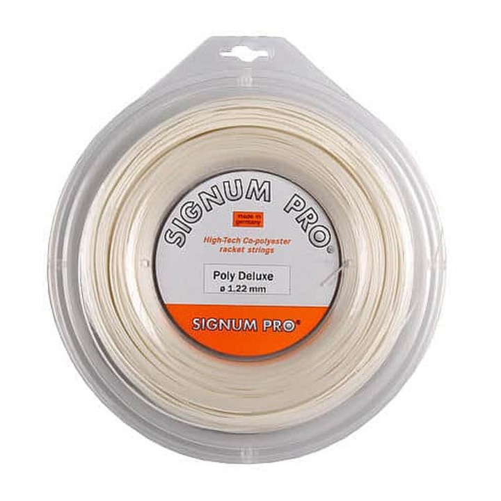 Signum Pro Poly Deluxe tenisz húr 200m fehér 1,22mm