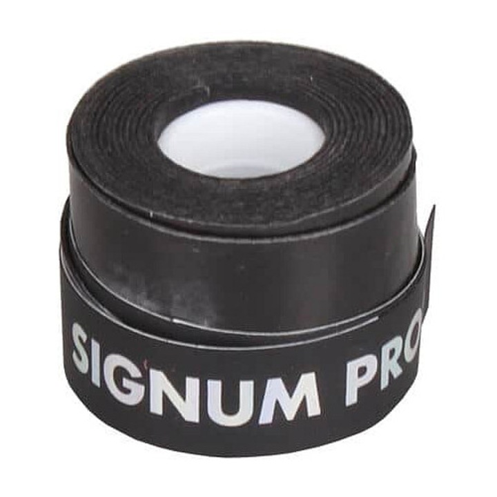 Signum Pro, perforált textil overgrip (markolat), magas tapadás és nedvszívó képesség, Micro, fekete, 0,55 mm