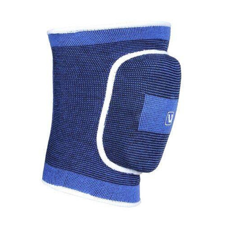 Bandaj elastic genunchi LiveUp LS5706 cu protectie spuma, respirabil, S-M