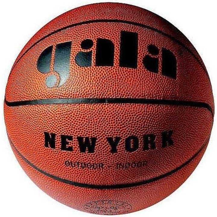 Gala NEW YORK BB7021S kosárlabda/labda speciális szintetikus bőrből, beltéri és kültéri használatra, barna, 7-es méret