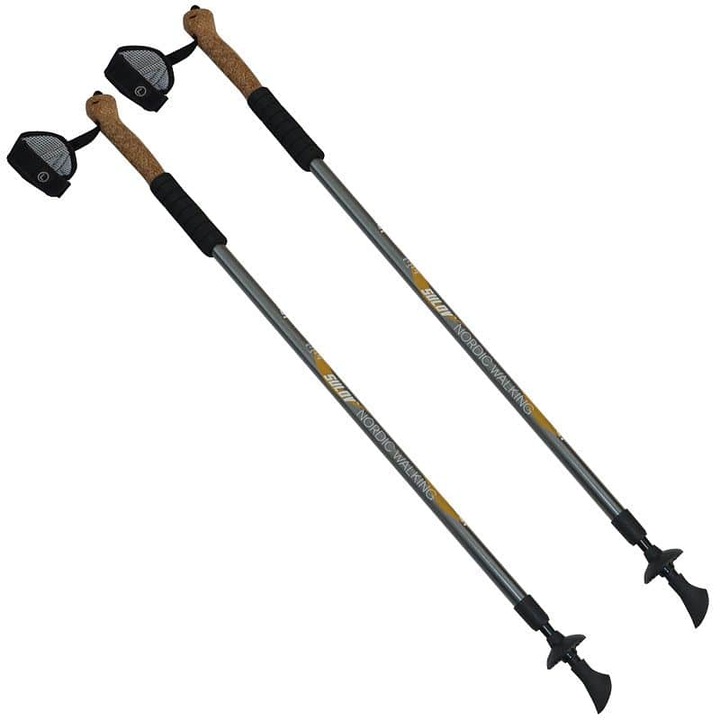Sulov Nordic Walking túrabotok 2 szekciós, narancssárga 90-150cm