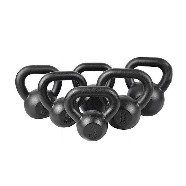 Пудовка Sedco Kettlebell стомана черна 12кг