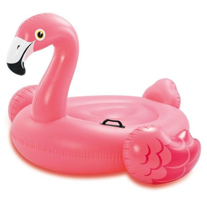 INTEX 57558 Felfújható Flamingo RIDE ON állat - rózsaszín