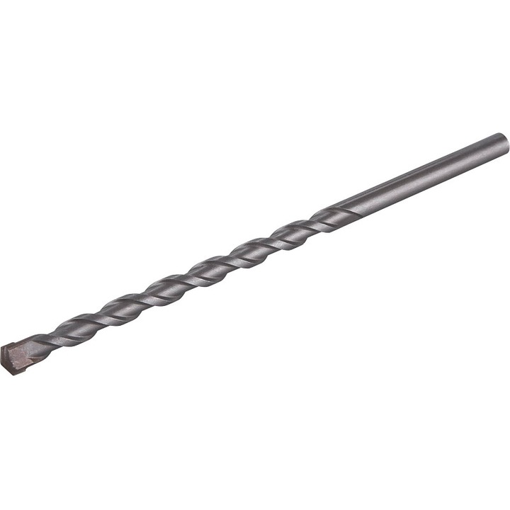 EXTOL PREMIUM betonfúró, HRA 89,5-90 edzett karbid hegy, nagyméretű spirál a gyors por eltávolításért, ezüst, 10x200 mm
