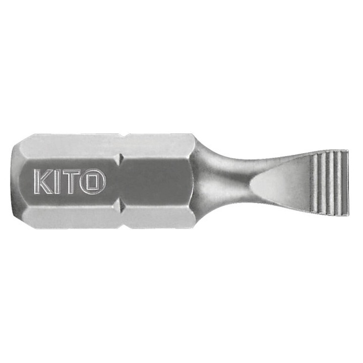 KITO Smart GRIPP csavarhúzóhegy, S2 acél, 8x25mm, fekete