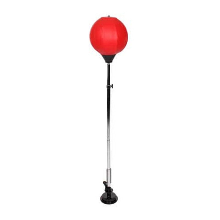 Merco Speed Ball boxzsák, PVC, tapadókoronggal, állítható 120-150 cm, piros, 1 db