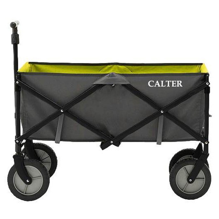 Összecsukható Calter kocsi, zöld, 89x53x103,5cm, 80kg, 9,5kg