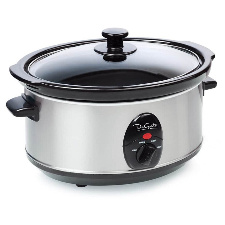 De Gusto 3.5L lassúfőző edény kerámia üveg 22.5cm