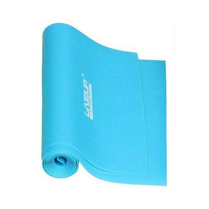 Banda elastica LiveUp 120x15cm albastru intens