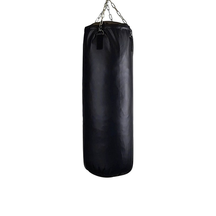 Gala boxzsák 100cm 28kg fekete PVC láncokkal