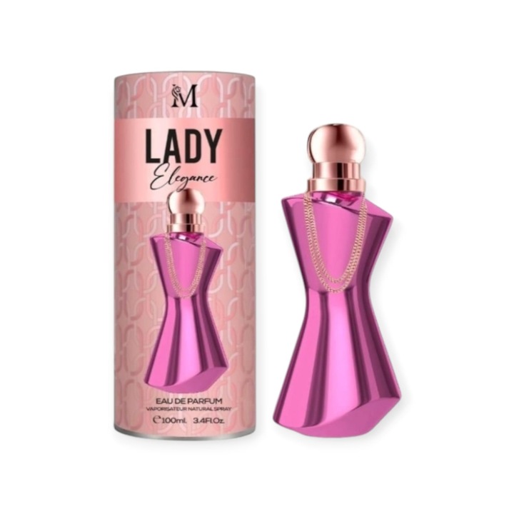 Parfüm Sence M Lady Elegance, 100 ml, virágos és fás jegyek, nőknek