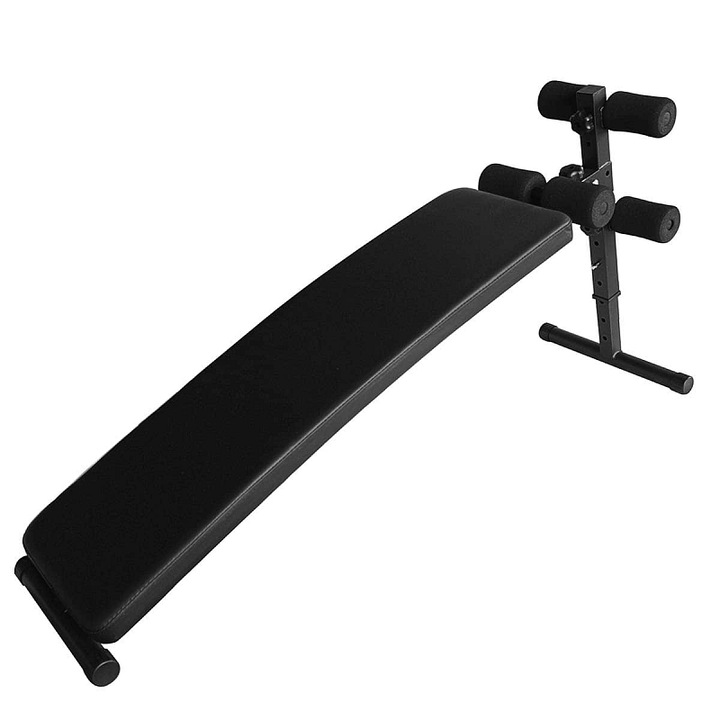 Lifefit dönthető pad, 4 szint, fekete, 140x40x72cm