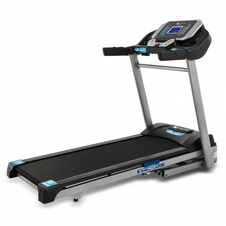 Banda de alergare XTERRA TRX 3500, treadmill, motor 3,0 HP, 12 nivele inclinare, suprafata alergare 51x152 cm, amortizare XTRASoft, Bluetooth FTMS, negru/argintiu