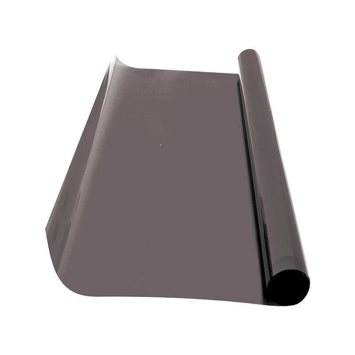 Folie solara auto Compass, transmitanta lumina 25%, aprobata pentru M2/M3, Negru, 75x300 cm