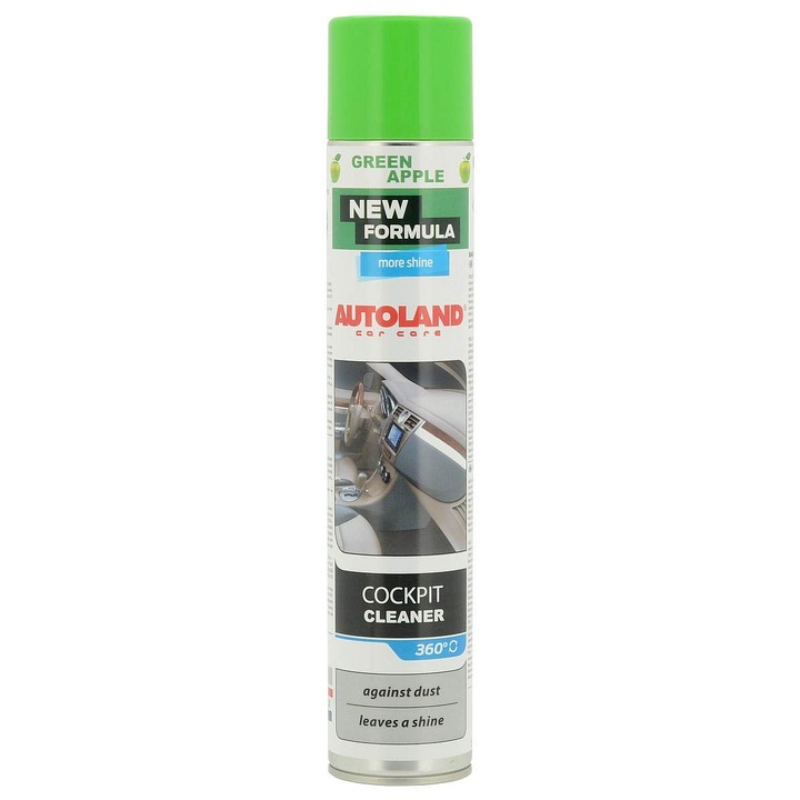 Autoland belső tisztító spray 500ml zöld alma