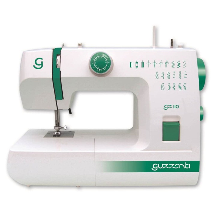 Guzzanti GZ 110A varrógép, 22 program, fehér, 43x23x35cm